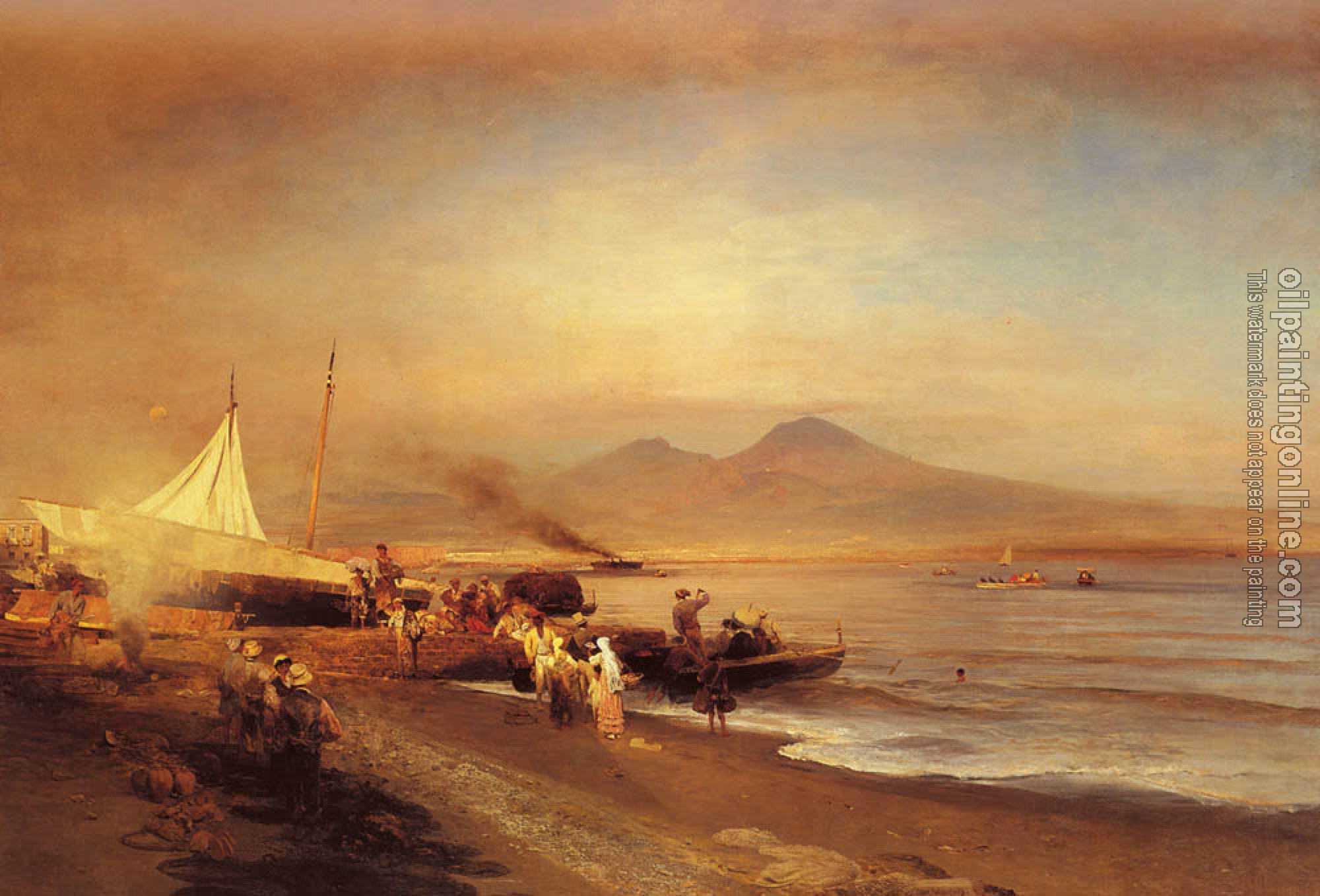 Achenbach, Oswald - The Bay of Naples